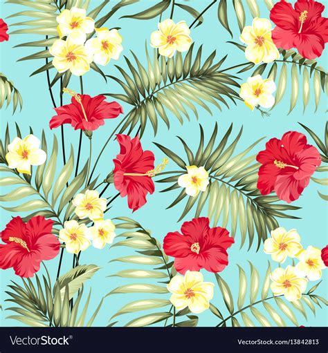 Tropical design for fabric swatch Royalty Free Vector Image