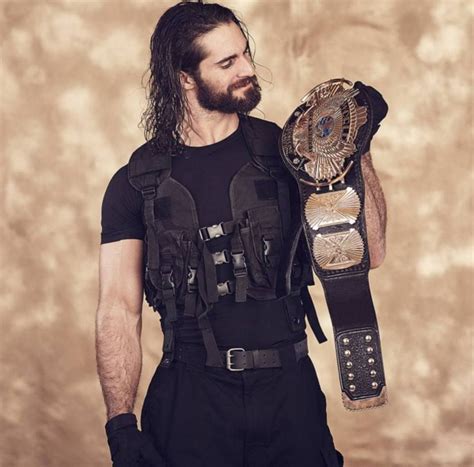 Seth in his Shield gear with my favorite title belt! The classic winged eagle! | Wwe seth ...