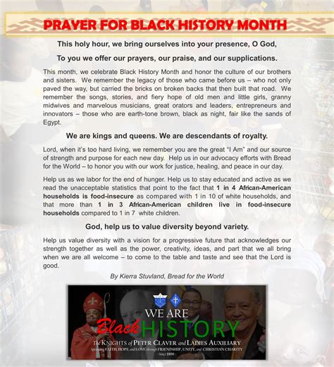 Black History Month - Knights of Peter Claver