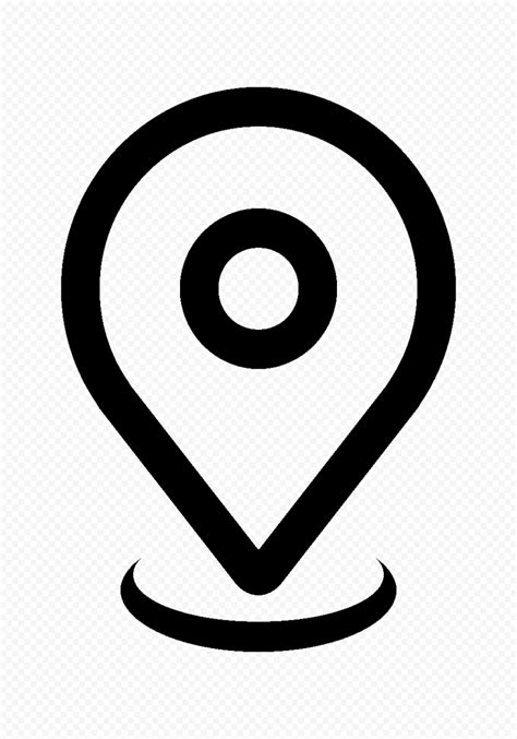 Address Location Map Black Icon Symbol Download PNG | Citypng