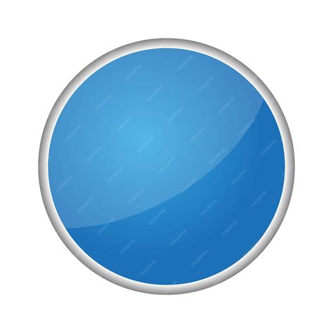 Premium Vector | Blue button