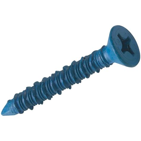 Tapcon 1/4 In. x 1-3/4 In. Flat Concrete Screw Anchor (8 Ct.) 24175 - Walmart.com - Walmart.com