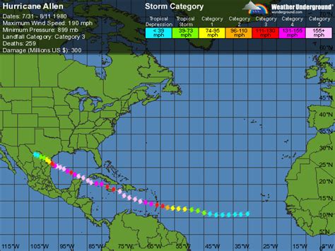 Hurricane Flood and Surge maps