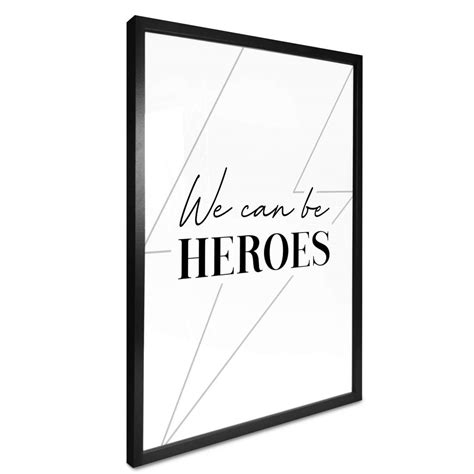 Poster We can be Heroes | wall-art.de