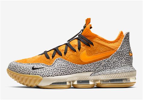 Nike LeBron 16 Low Safari CD9471-800 Release Info | SneakerNews.com