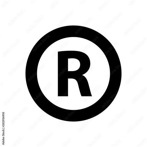 registered trademark symbol Stock Vector | Adobe Stock