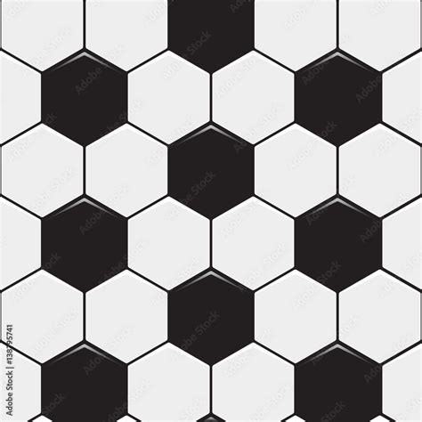 Black and white soccer ball pattern background. Stock Illustration ...