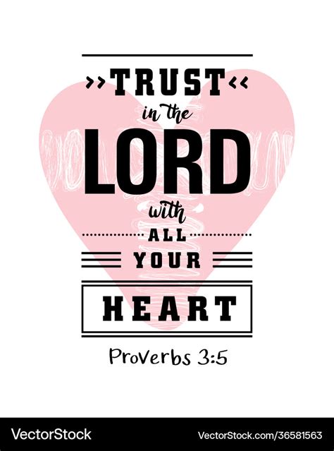 Trust In The Lord With All Your Heart Wallpaper