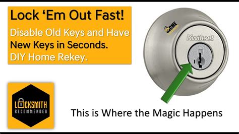 How to Rekey a Kwikset Lock - DIY Kwikset Smartkey Rekey - YouTube