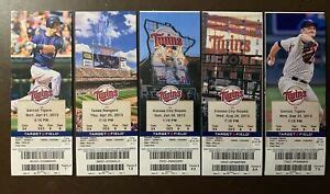 Minnesota Twins 2013 MLB ticket stubs - One ticket - SEE LISTING | eBay