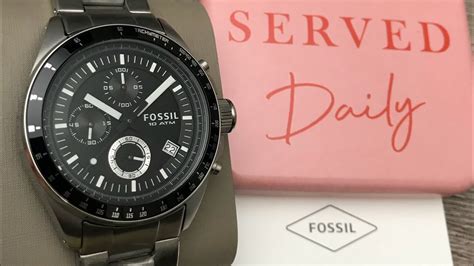 fossil decker chronograph