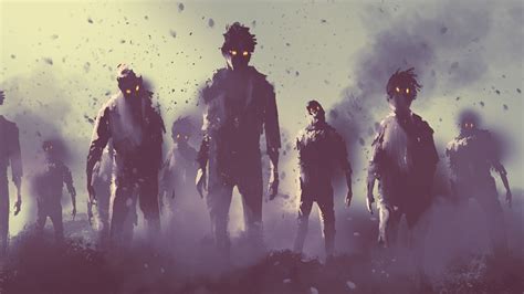 Zombie Art Wallpapers and Backgrounds 4K, HD, Dual Screen