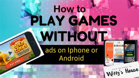 How to play games without ADS for Iphone or Android..Without install ...