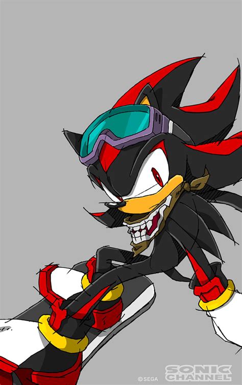 Skating Shadow, sega, shadow the hedgehog, sonic, sonic riders, sonic ...