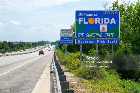 Florida Welcome Sign stock photo 471507629 | iStock