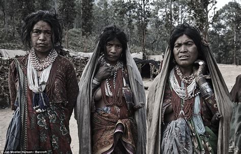 Nepalese tribe that migrates every time member dies and buries their dead upright | Daily Mail ...