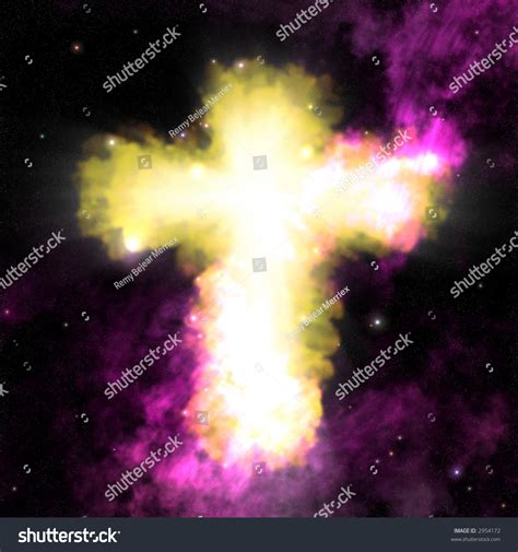 A Christian Cross Nebula. Stock Photo 2954172 : Shutterstock