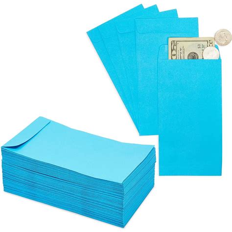 100 Pack Kraft Currency Envelopes for Cash Gift Cards, Money, Coins ...