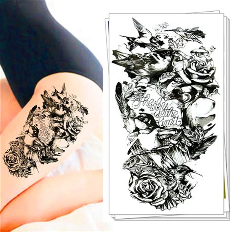 M Theory Sky Is Limit Temporary Tattoo Body Art Flash Tattoos 12*20cm ...