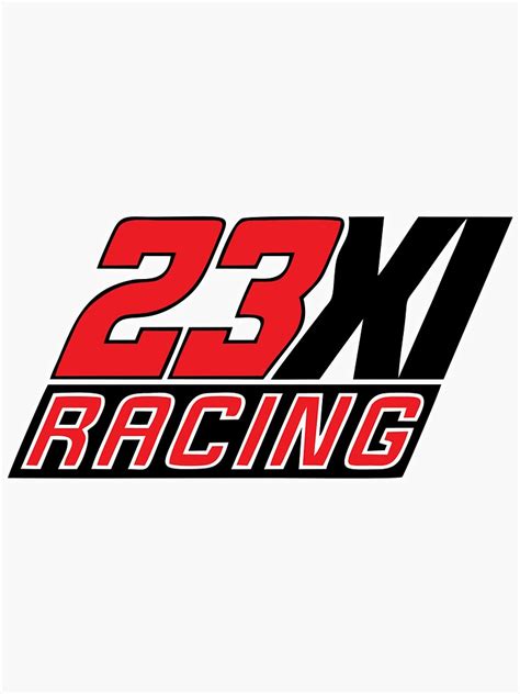 "Excellent 23XI RACING" Sticker for Sale by cerwaminsa | Redbubble