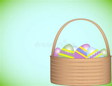 Easter Basket Background stock vector. Illustration of wall - 18828234