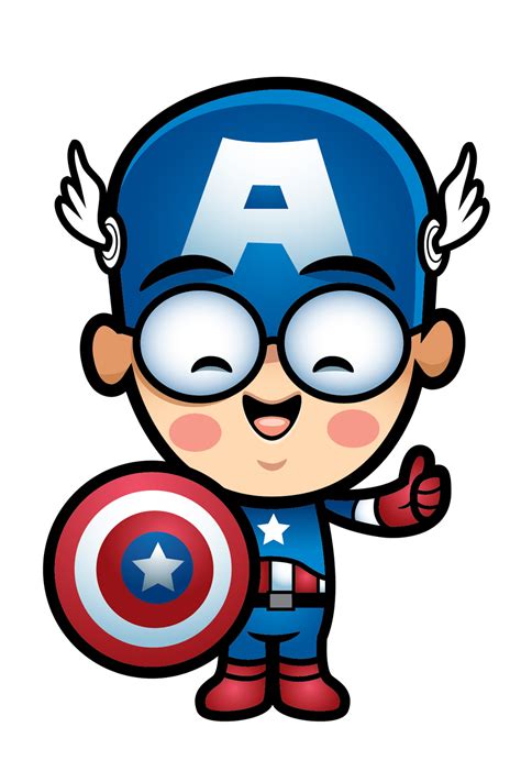 Vector Cartoon Captain America - ClipArt Best