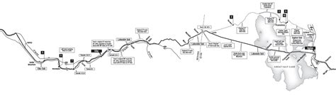 A map of the original route of the Transcontinental Railroad as it appears today | Trains Magazine