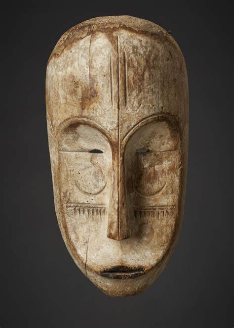 A "Ngil" Fang Mask, based on traditional gabonese Fang societies early 20th century - A Private ...