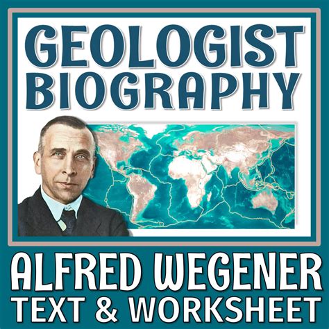 Alfred Wegener Biography and Worksheet - Flying Colors Science