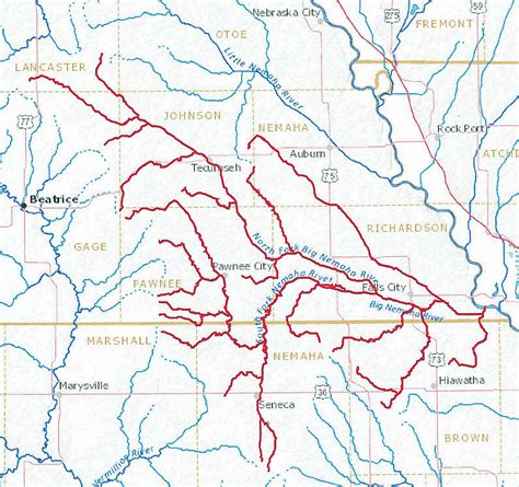 Major Nebraska Rivers and Their Drainages: Part 1 | CropWatch ...