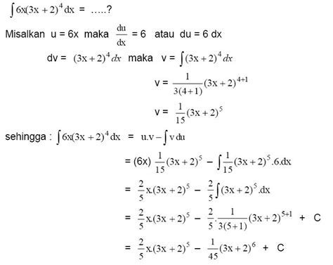 Soal Integral Parsial | LEMBAR EDU