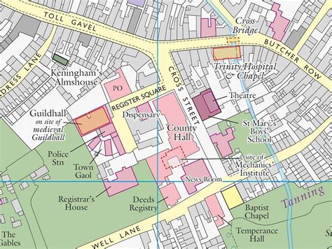 An Historical Map of Beverley | Map | Historic Town's Trust