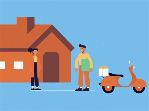 Delivery to customer by Hosein Nikkhah on Dribbble