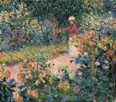 Garden at Giverny by Claude Monet - Draw Paint Academy