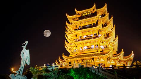 Wuhan's Yellow Crane Tower to launch night tours - CGTN