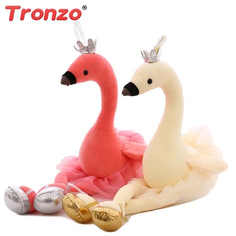 Tronzo Plush Toy 35cm Plush Swan PP Contton Stuffed Ballet Swan Plush ...