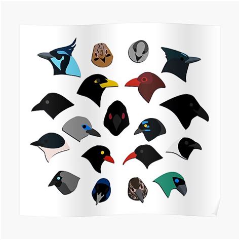 Corvidae Posters | Redbubble