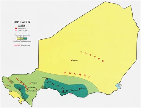 Niger - Hartat gjeografike në Niger - Shqipëria Express