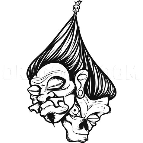 Learn How to Draw Shrunken Heads - Step-by-Step Guide