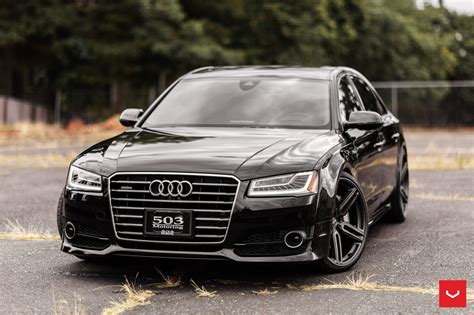 Black Audi A8 Gets More Luxurious Aftermarket Details | Black audi, Audi, Audi a8