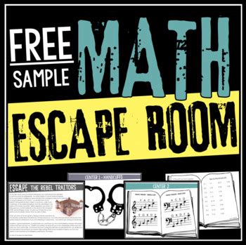 FREE MATH ESCAPE ROOM by Limitless Lessons | Teachers Pay Teachers