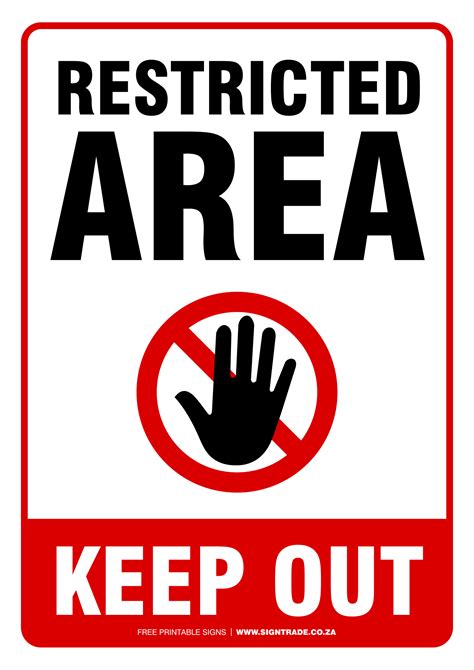 Keep Out Signs | Poster Template