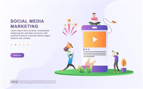 Social media marketing illustration concept. 689590 Vector Art at Vecteezy