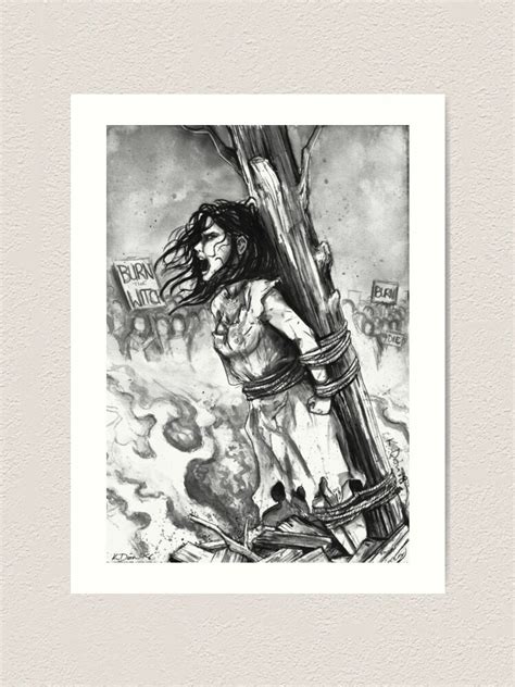 "Witch Burning" Art Print for Sale by Capn-Insanity | Redbubble