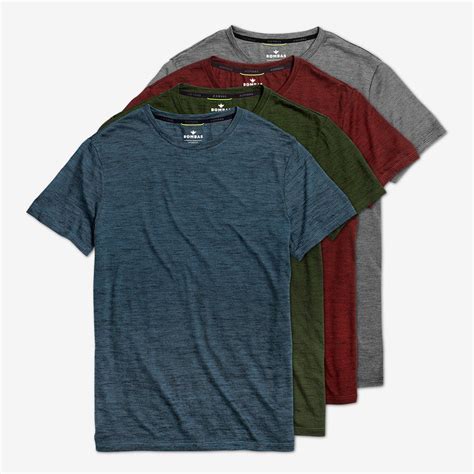 Men's Merino Crew Neck T-Shirt 4-Pack – Bombas