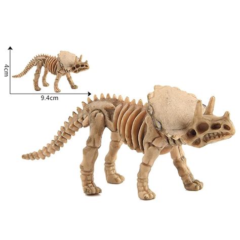 Mini Dinosaur Skeleton Action Figures (12 pcs set)