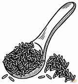 Rice Plate Coloring Page Sweet Clip Art Cute Free And sketch template