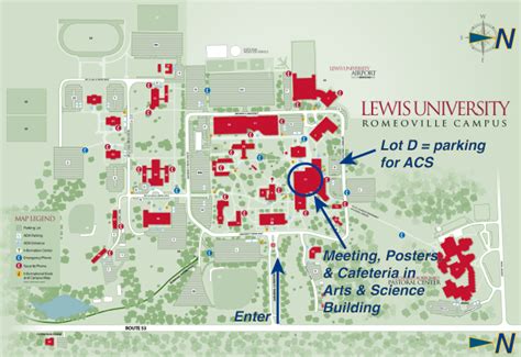 Lewis University Campus Map – Map VectorCampus Map