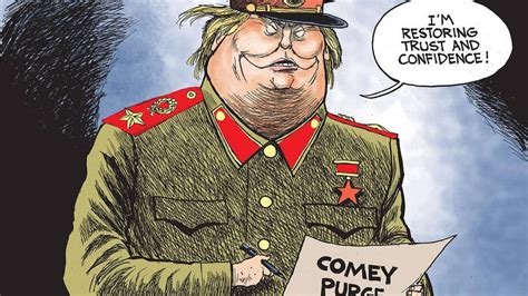 Kevin Siers cartoon: The purging of FBI Director Comey | Charlotte Observer