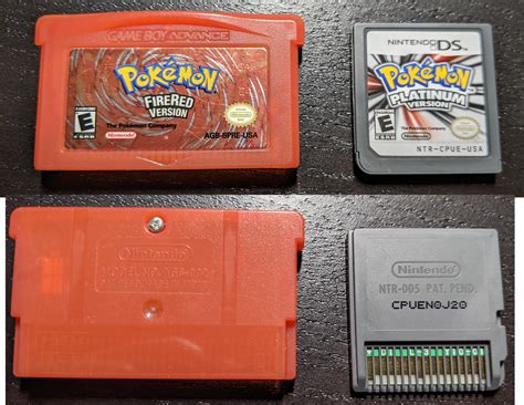 Pokemon FireRed GBA and Pokemon Platinum DS. Seem legit? : r/gameverifying